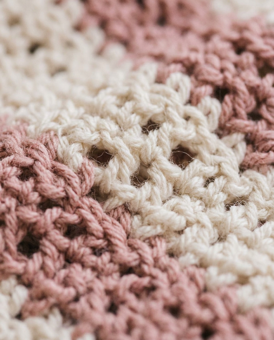 First Blanket, Baby crochet detail