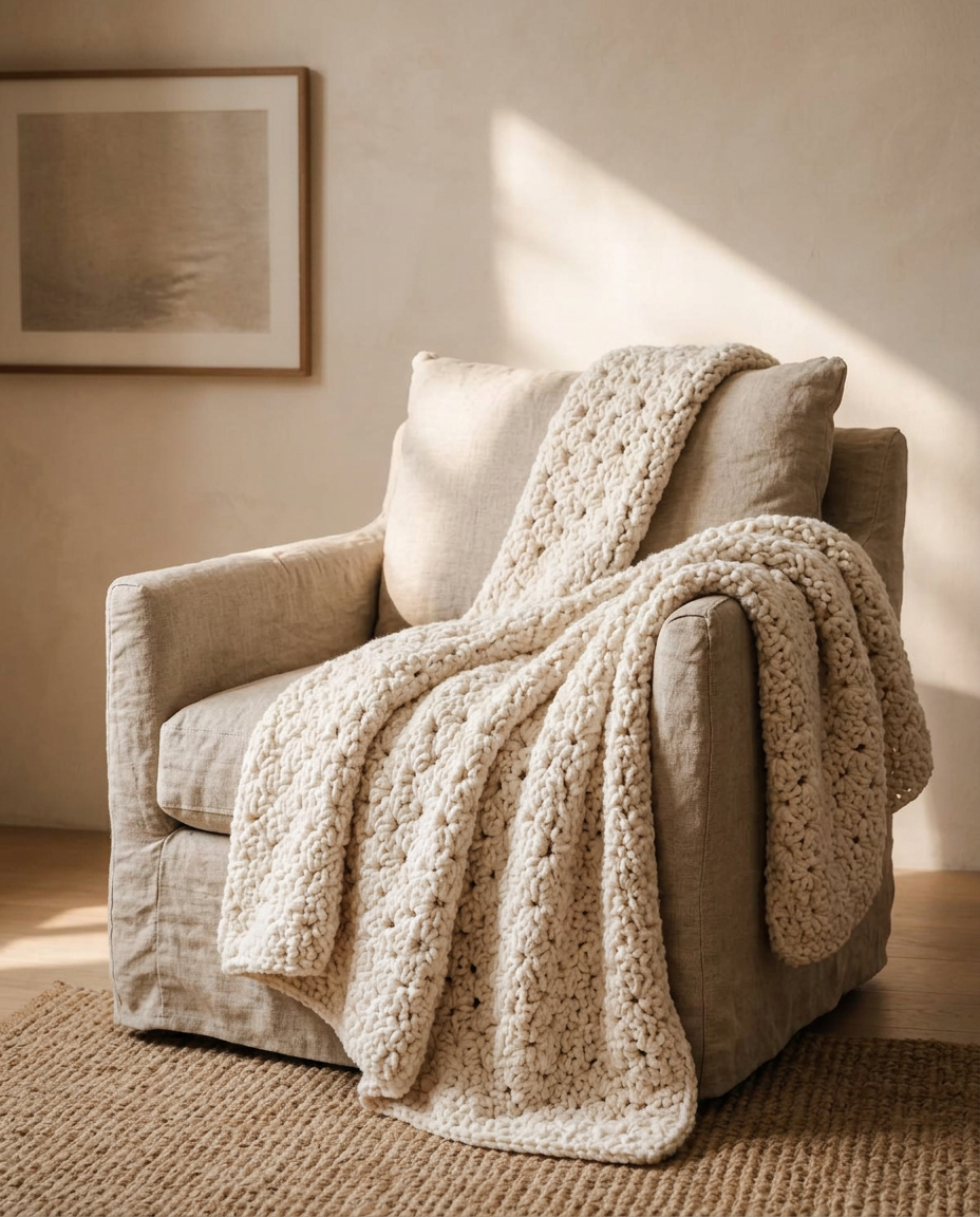Hania Heirloom Throw styled view